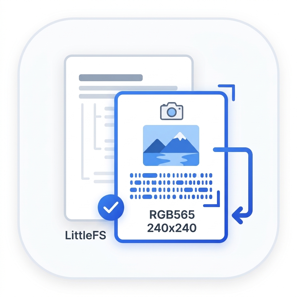 A logo representing the image to bin converter tool